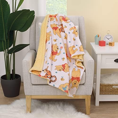NoJo Disney Winnie The Pooh Summertime Fun Baby Blanket