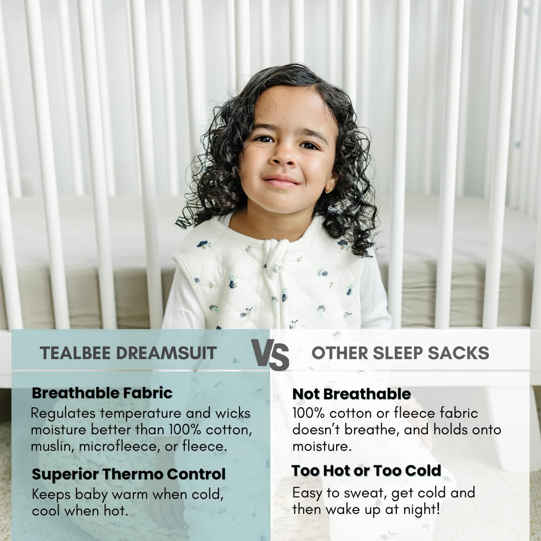 Tealbee Dreamsuit Toddler Sleep Sack with Feet 2T 3T 15 TOG Winter Blanket