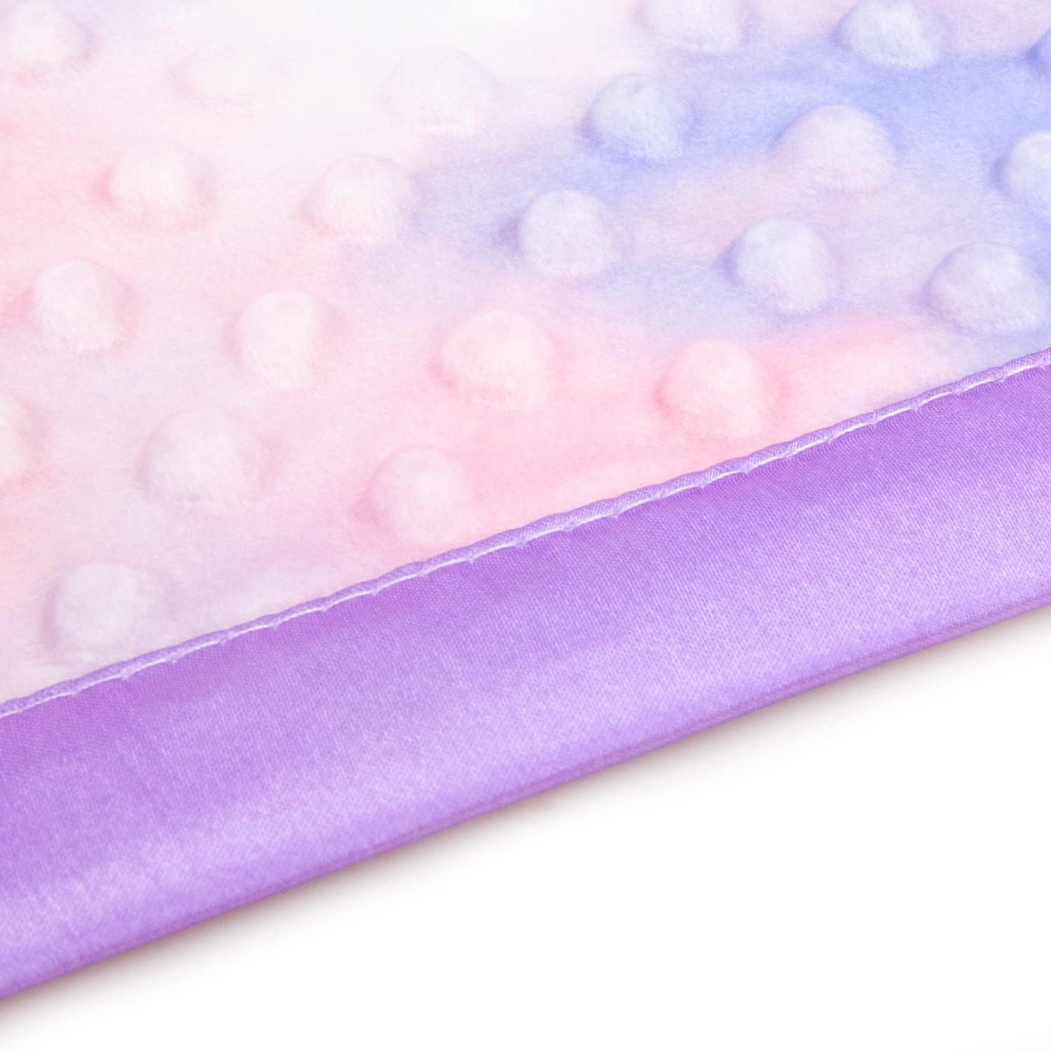 BEILIMU Silky Satin Baby Blanket with Tie Dye Design