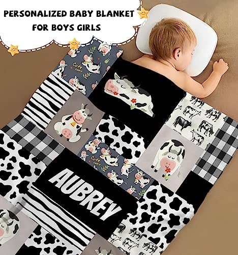 Personalized Baby Blanket with Name for Girls Boys