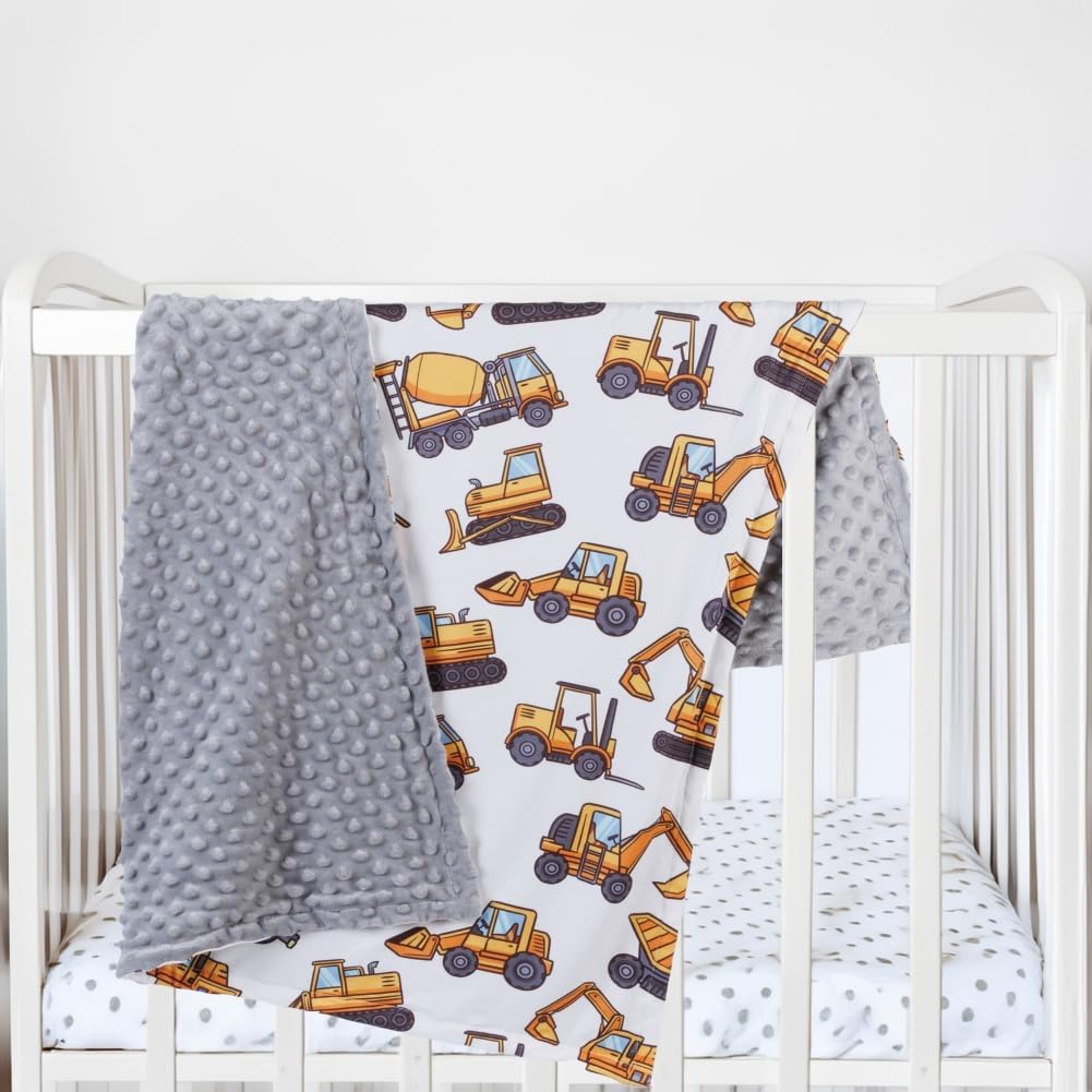 New Born Baby Boy Double Layer Fuzzy Blanket - 30 x 40 Inch
