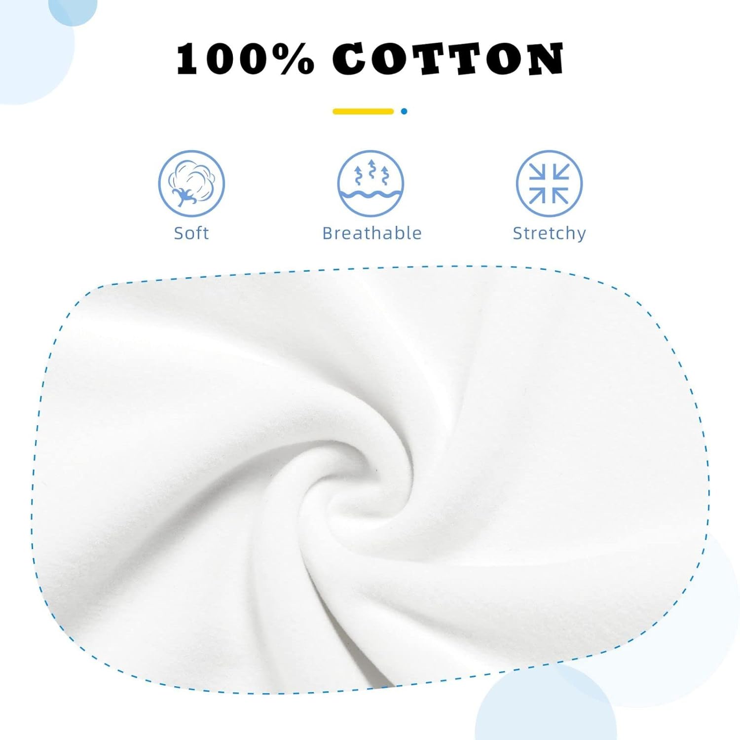 Soft Stretchy Newborn Swaddle Blanket and Headband Set
