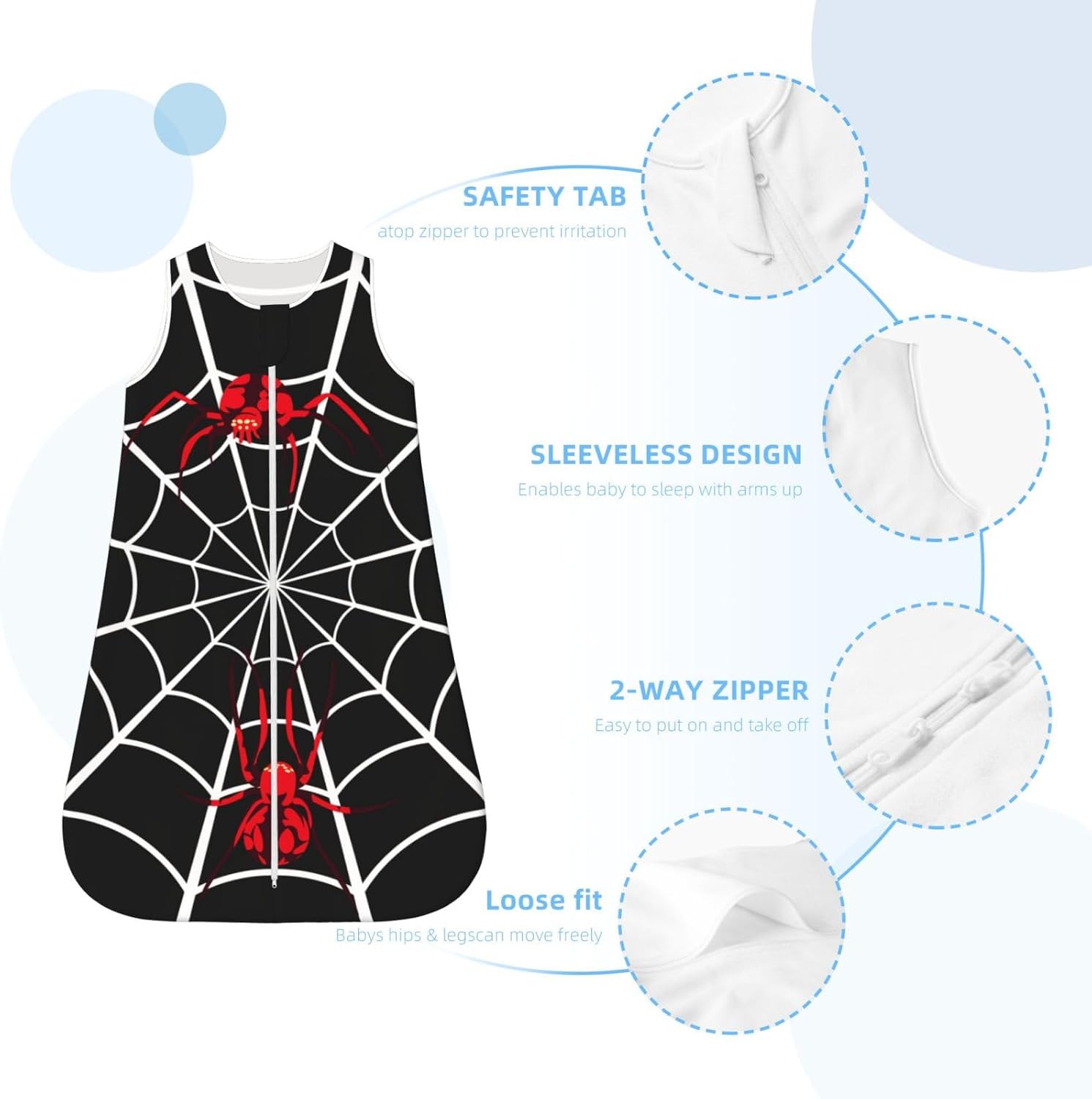 Strawberry Sleep Sack for Baby Toddler Wearable Blanket