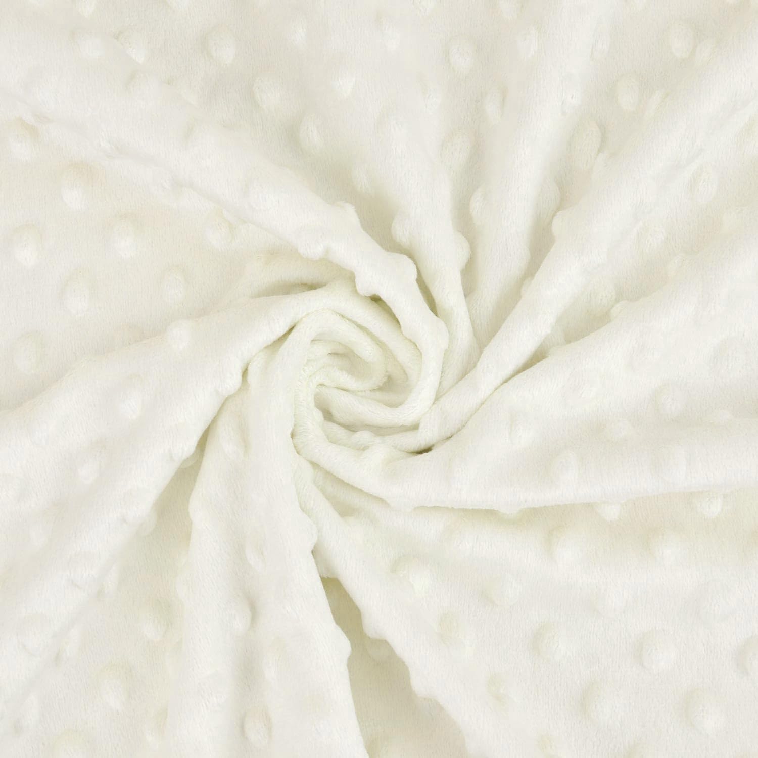 American Baby Company Heavenly Soft Chenille Receiving Blanket Cream 30 x 40