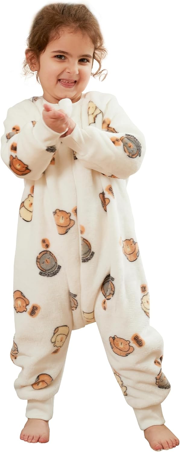 MICHLEY Flannel Baby Sleeping Bag Unisex for Winter