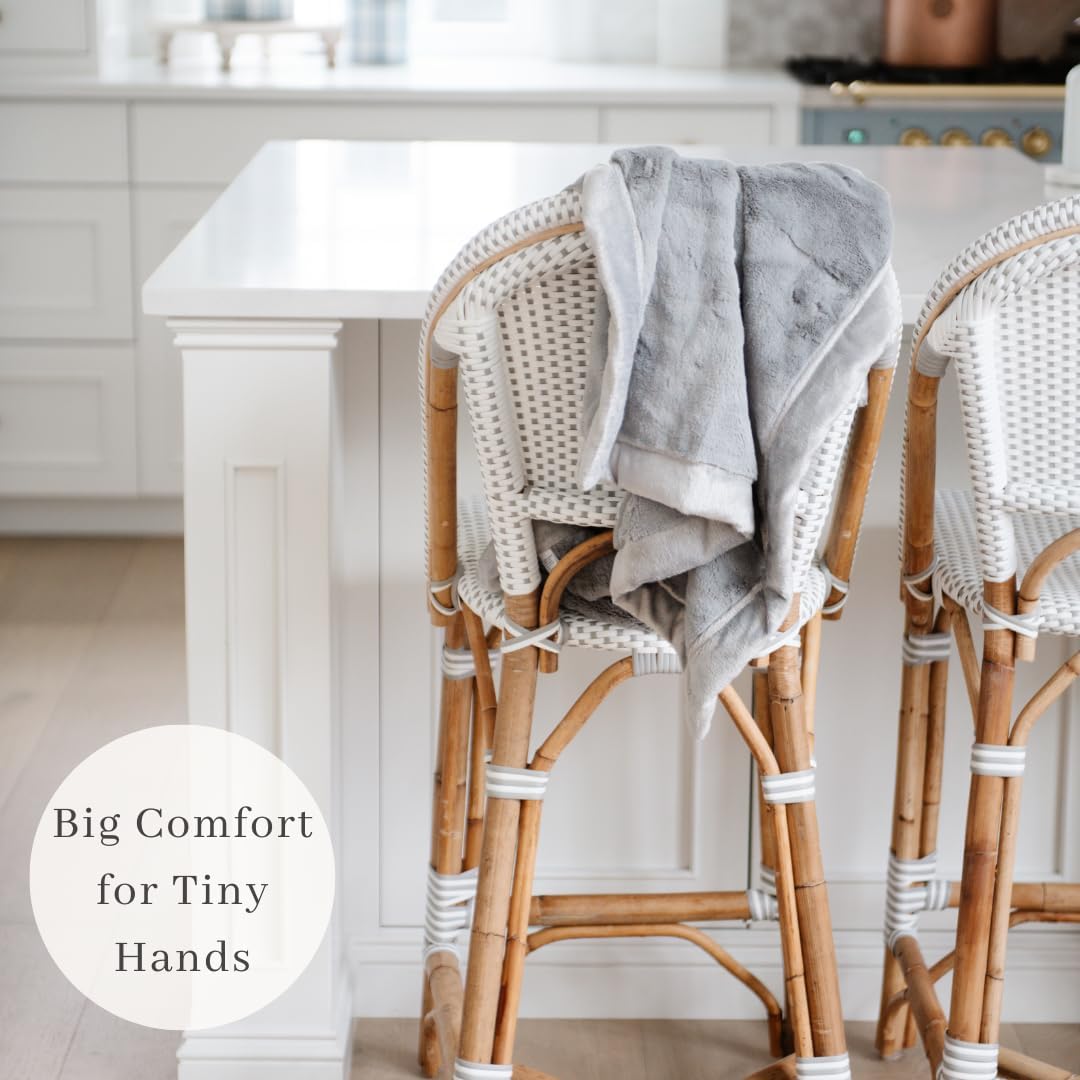 SARANONI Security Blanket for Baby Super Soft Gray