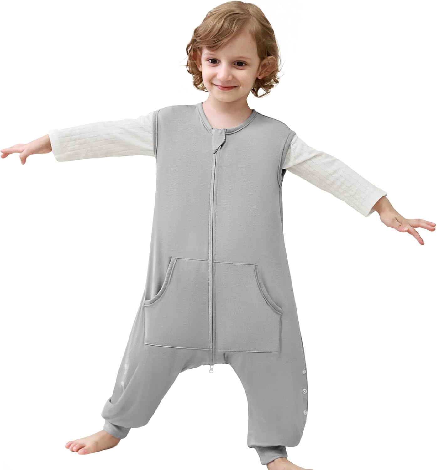 HOMEAL Toddler Sleep Sack with Feet 12M-7T
