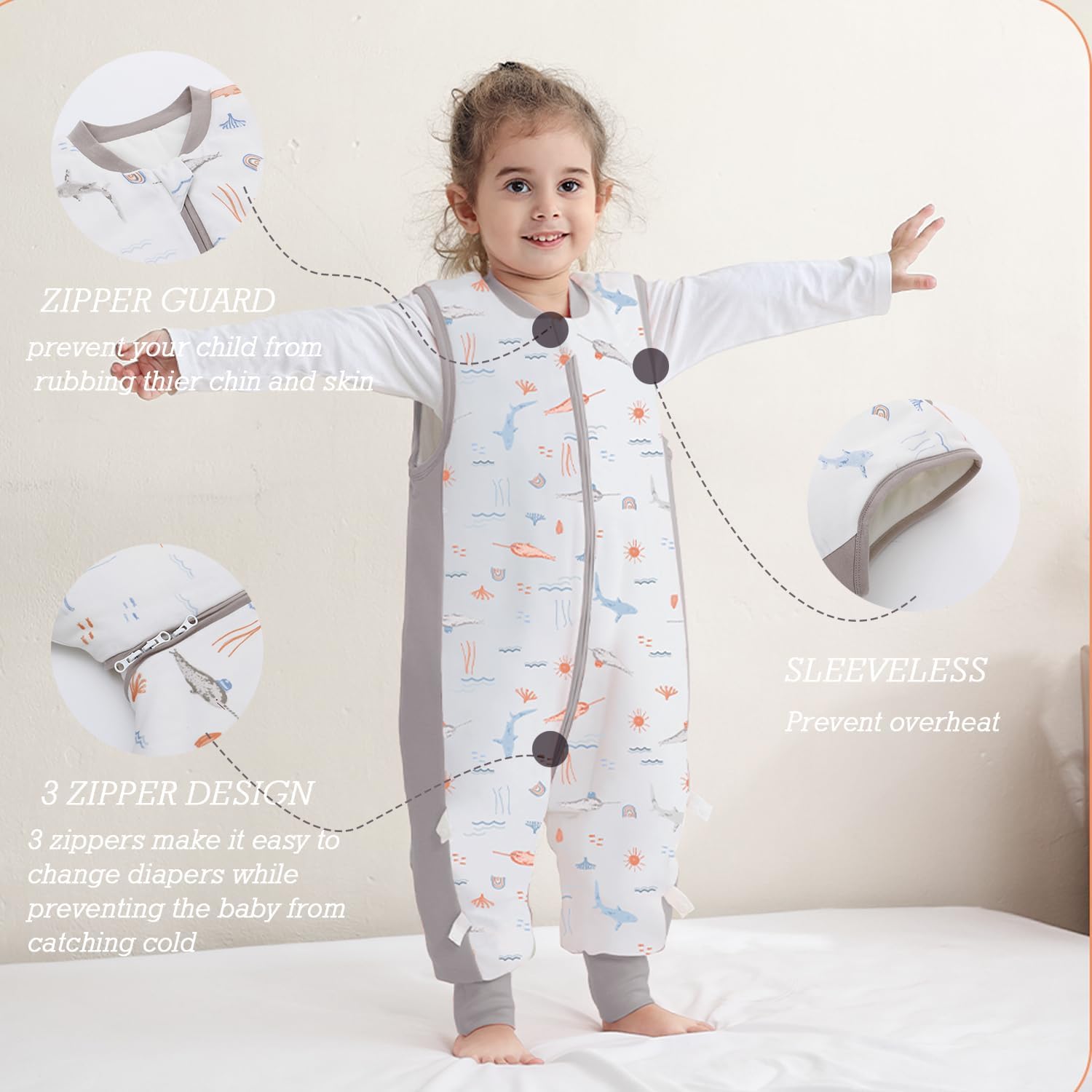 Miracle Baby Sleep Sack with Feet 25 TOG