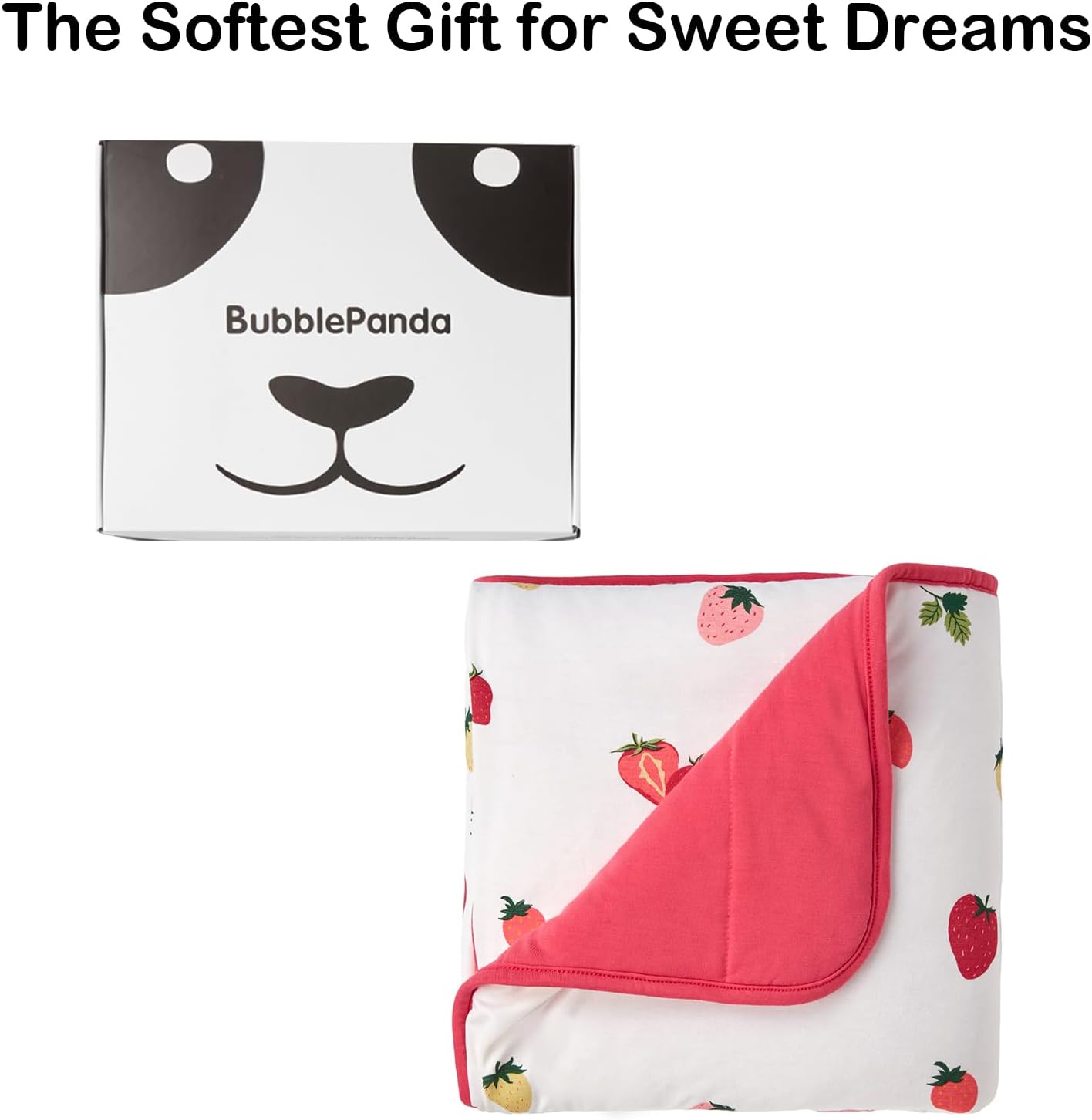 Okayinn BubblePanda Bamboo Rayon Baby Blanket 30x40 1