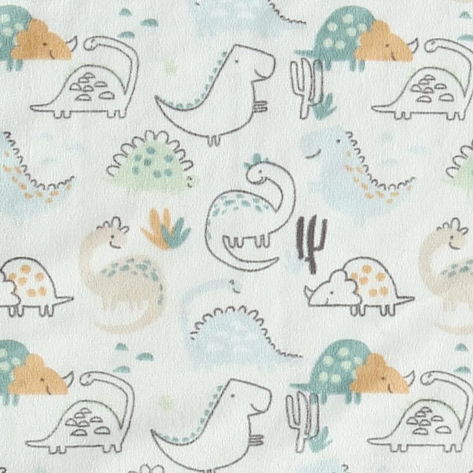 CREVENT Fuzzy Baby Blanket Dinosaur 30x40 Inches