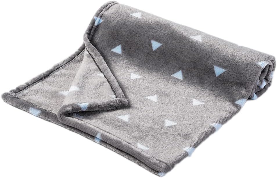 Bunnikins Clover 30x36 Flannel Baby Blanket