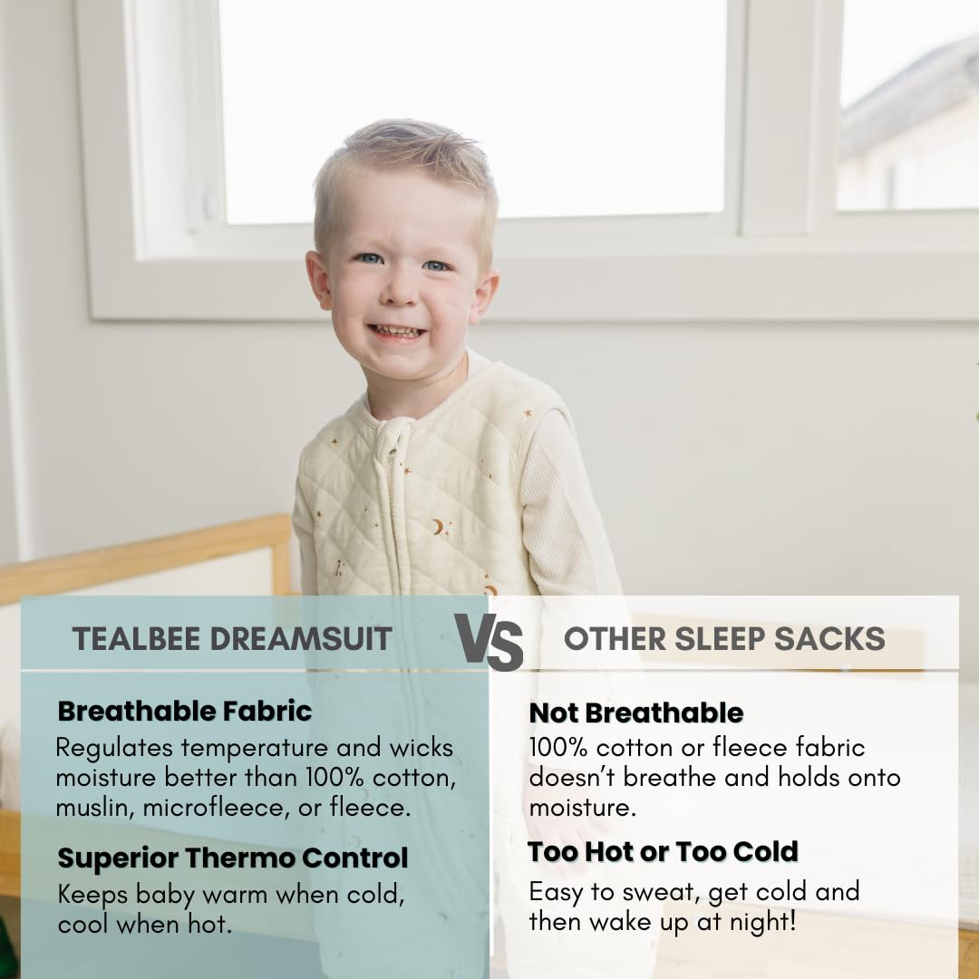 Tealbee Dreamsuit Toddler Sleep Sack with Feet 12-18M 18-24M