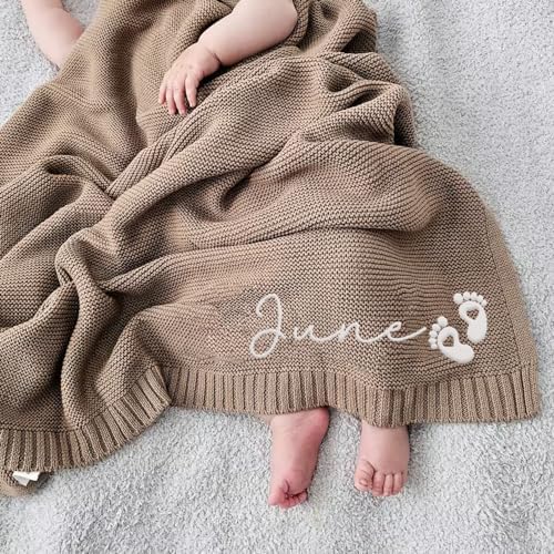 Luxury Personalized Name Baby Blanket