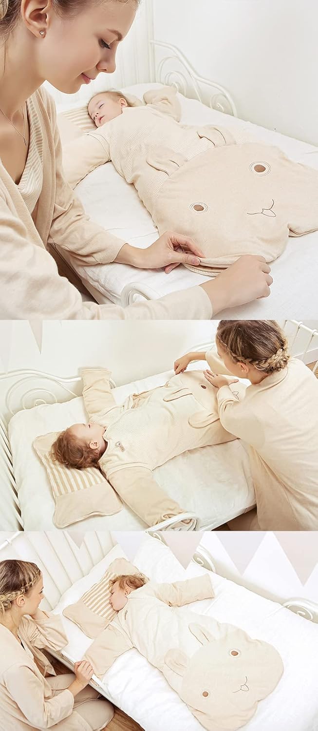 3-Way Zipper Sleep Sack for Toddler Baby 100 Cotton TOG 25