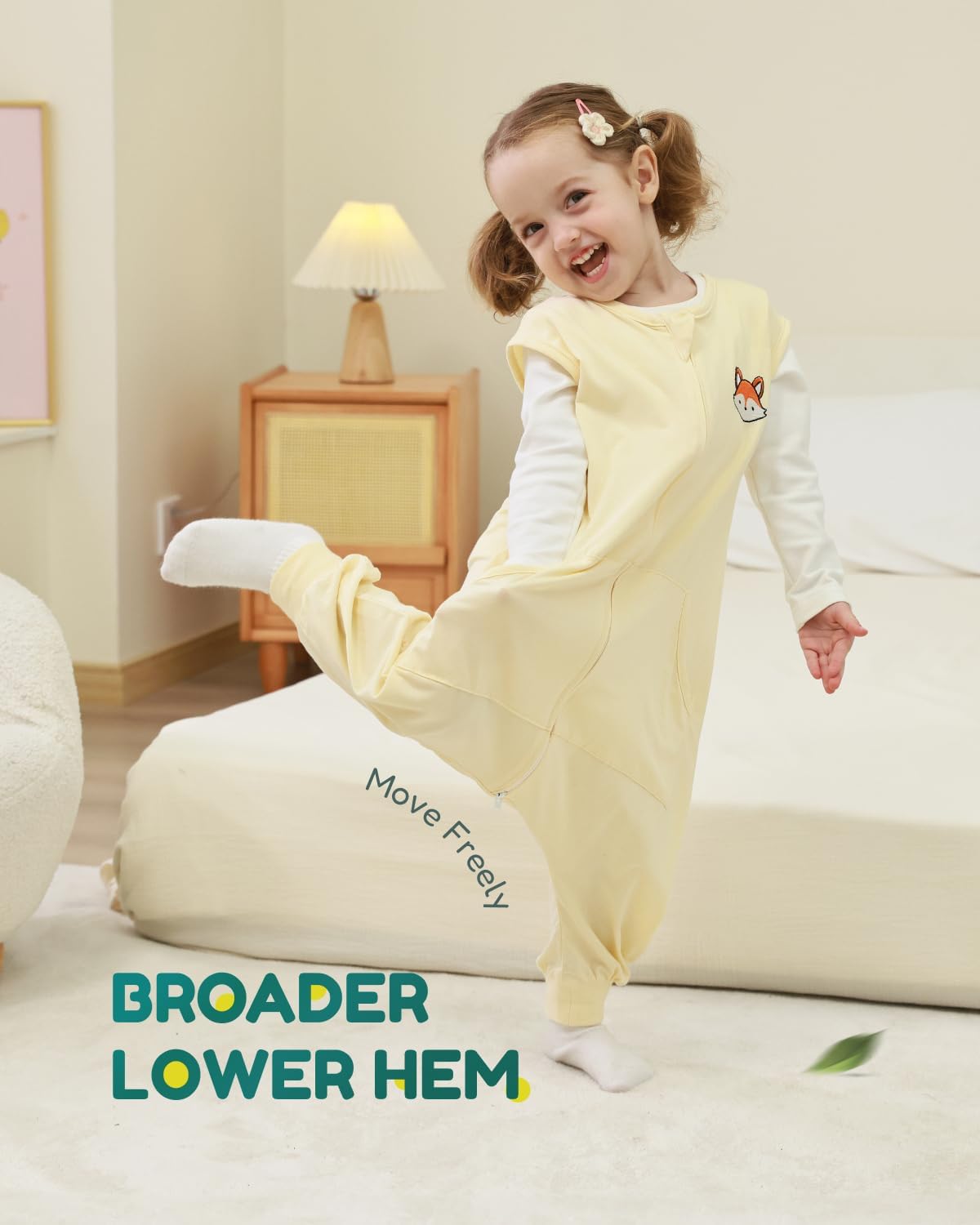 HOMEAL Toddler Sleep Sack with Feet 12M-7T 1