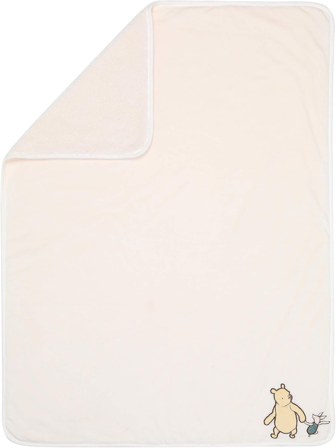 Lambs Ivy Disney Baby Storytime Pooh Ultra Soft Fleece Blanket - Cream