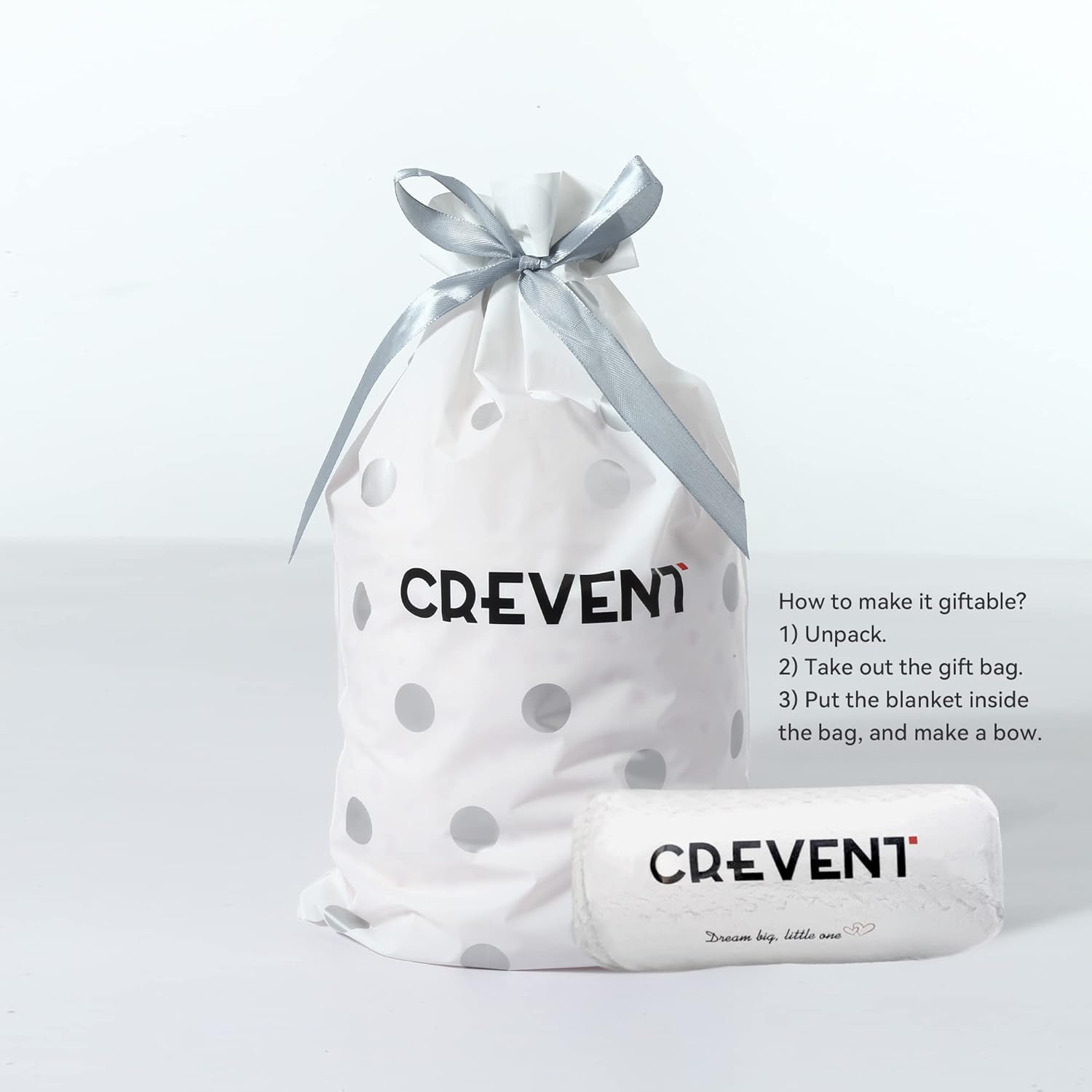 CREVENT 30X40 Plush Fleece Blanket for Baby Toddler