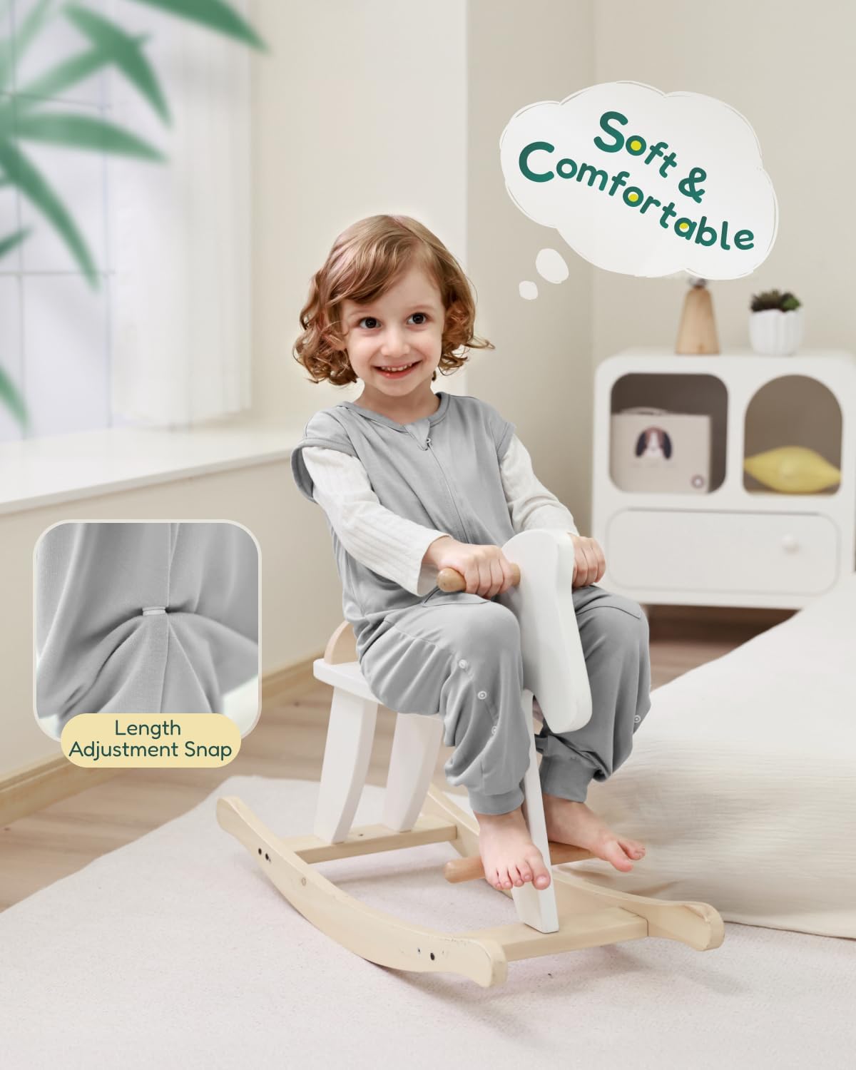 HOMEAL Toddler Sleep Sack with Feet 12M-7T