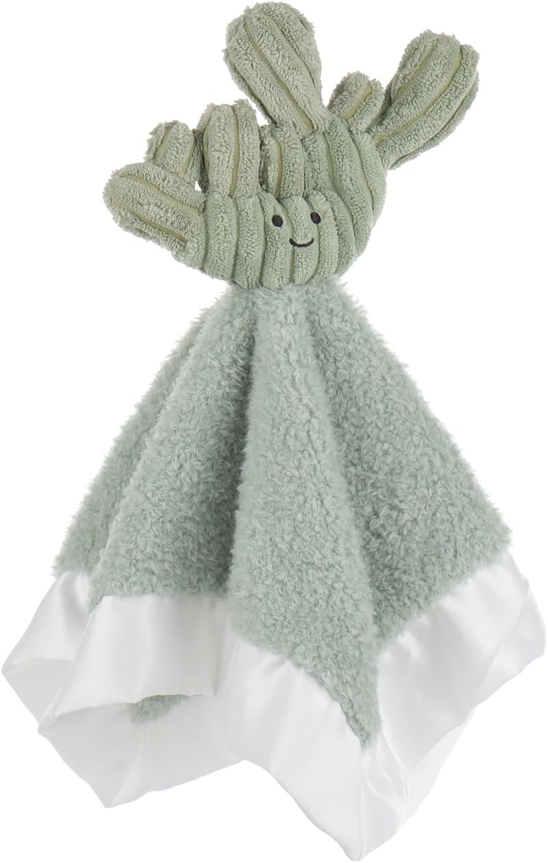 Apricot Lamb Cactus Blanket Soft Lovey for Babies 1