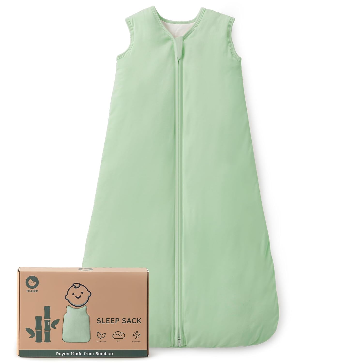 FILLEEP Bamboo Rayon Sleep Sack 18-24 Months 10 Tog