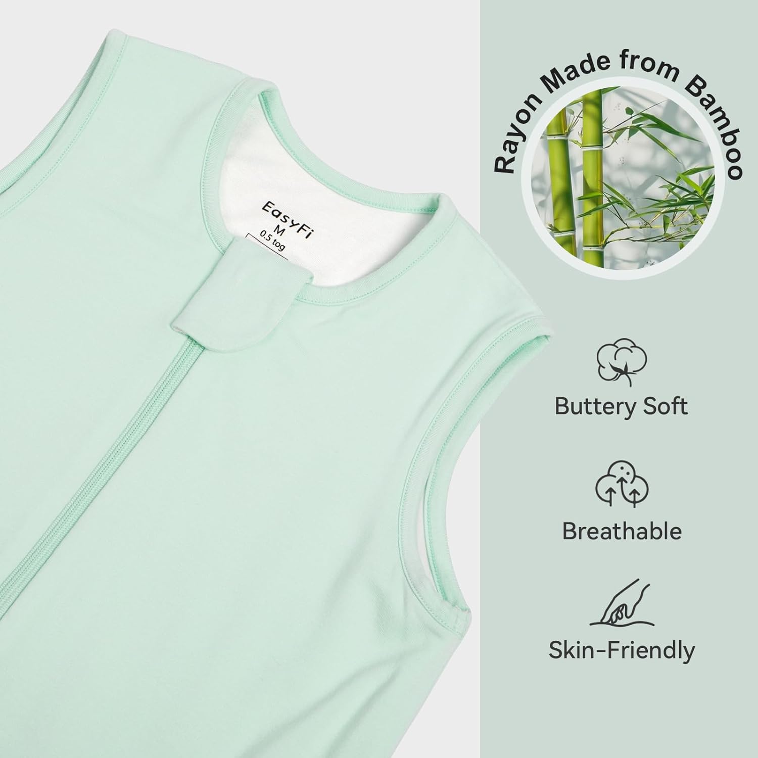 EasyFi Bamboo Rayon Sleep Sack 12-24 Months 10 Tog 1