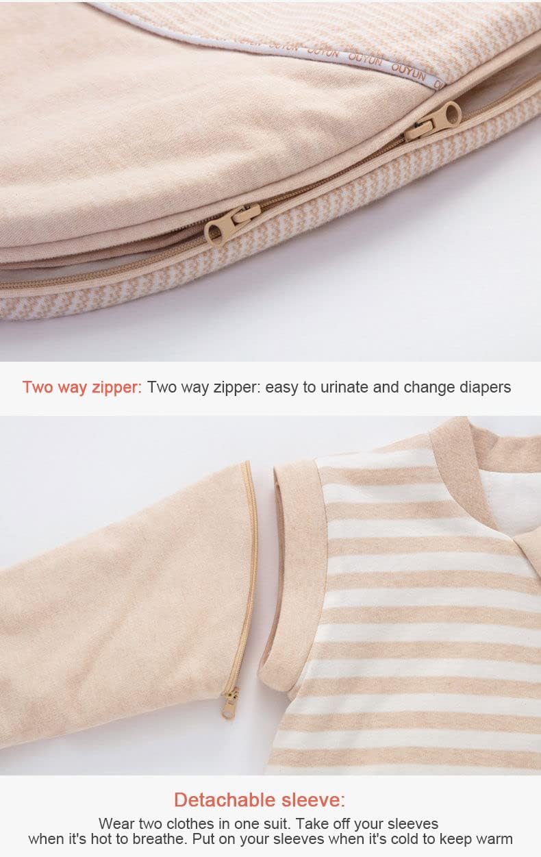 3-Way Zipper Sleep Sack for Toddler Baby 100 Cotton TOG 25