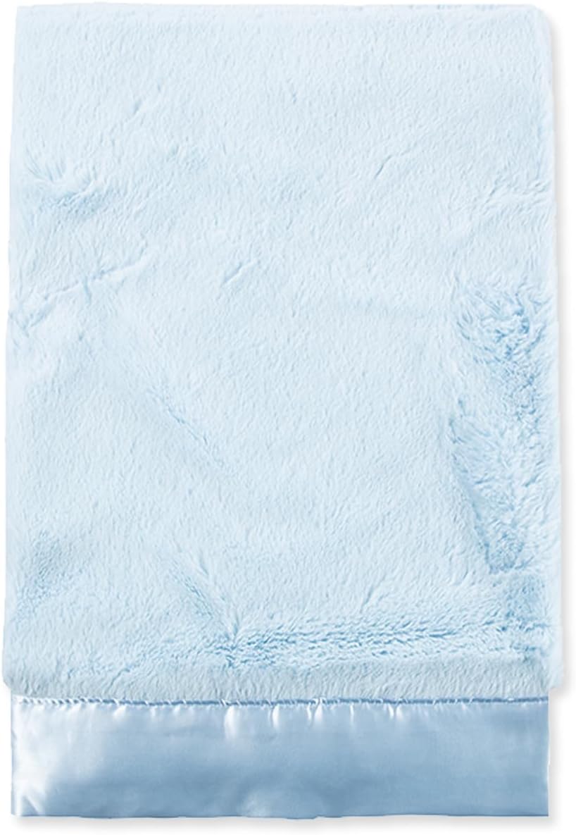 Little Me Plush Stroller Blanket for Baby 30 x 27 Inches