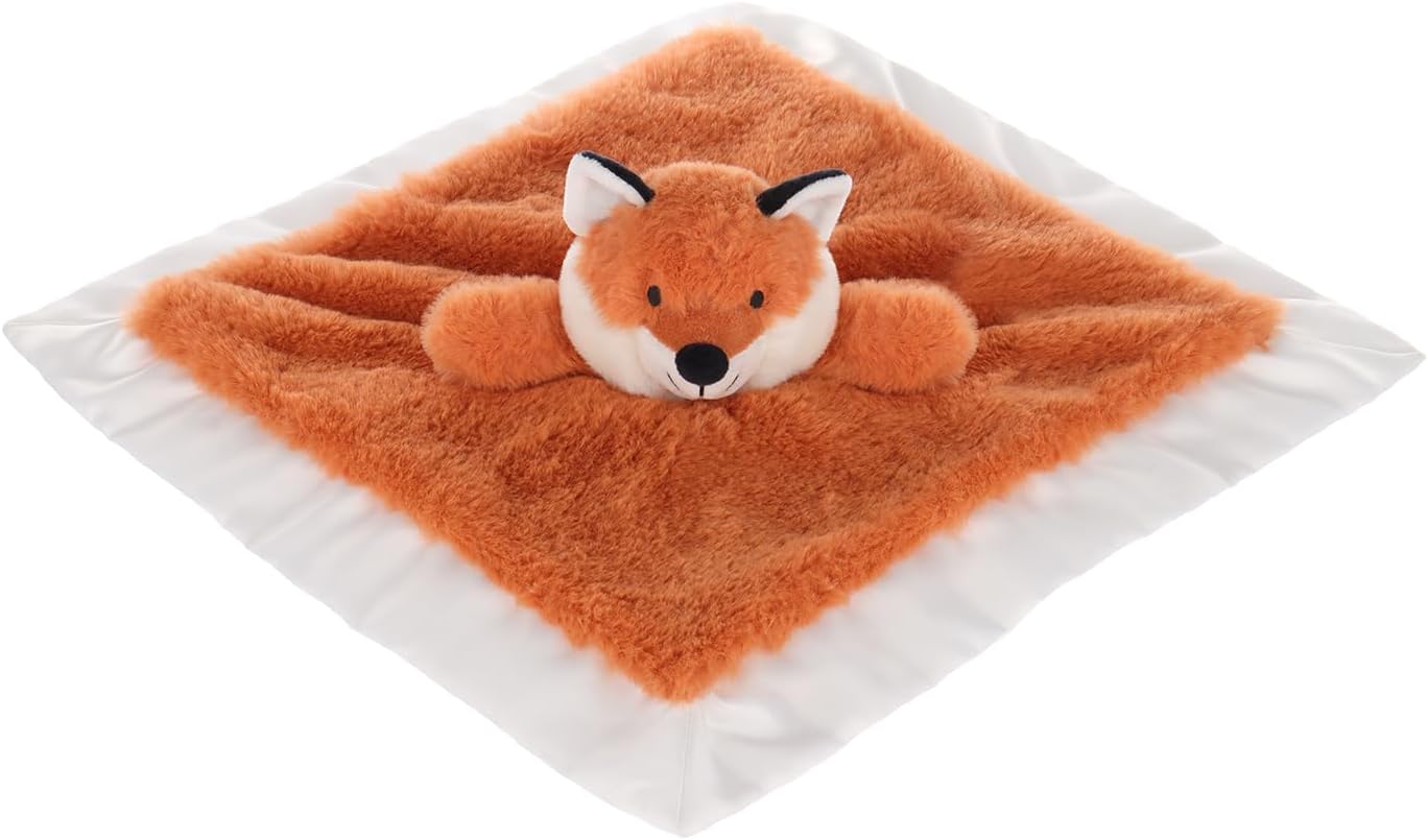 Apricot Lamb Yellow Fox Security Blanket 14 Inches