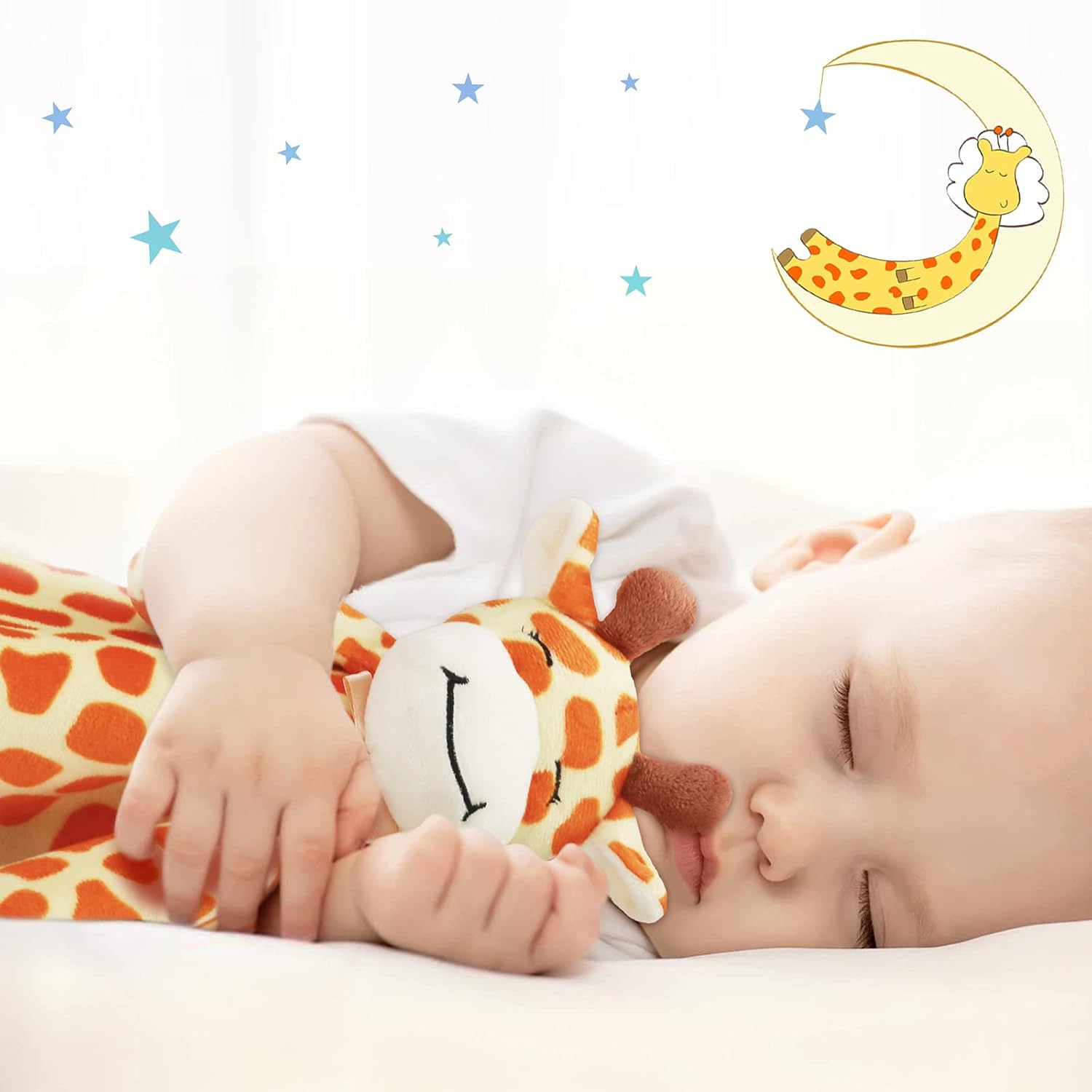 Pro Goleem 16 Inch Giraffe Lovey Security Blanket for Babies 1