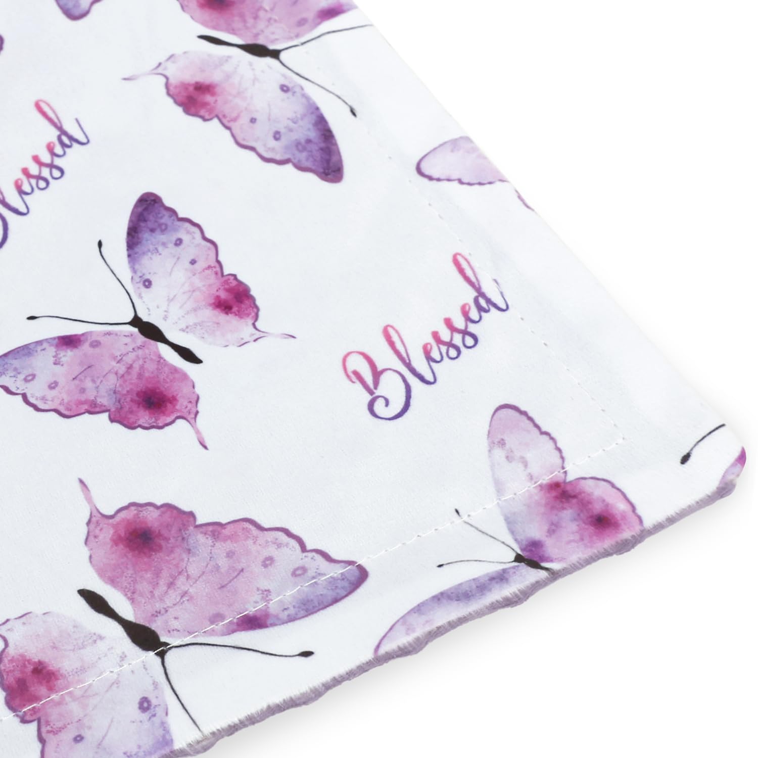 BORITAR Baby Blanket for Girls Plush Minky 30x40 Inch