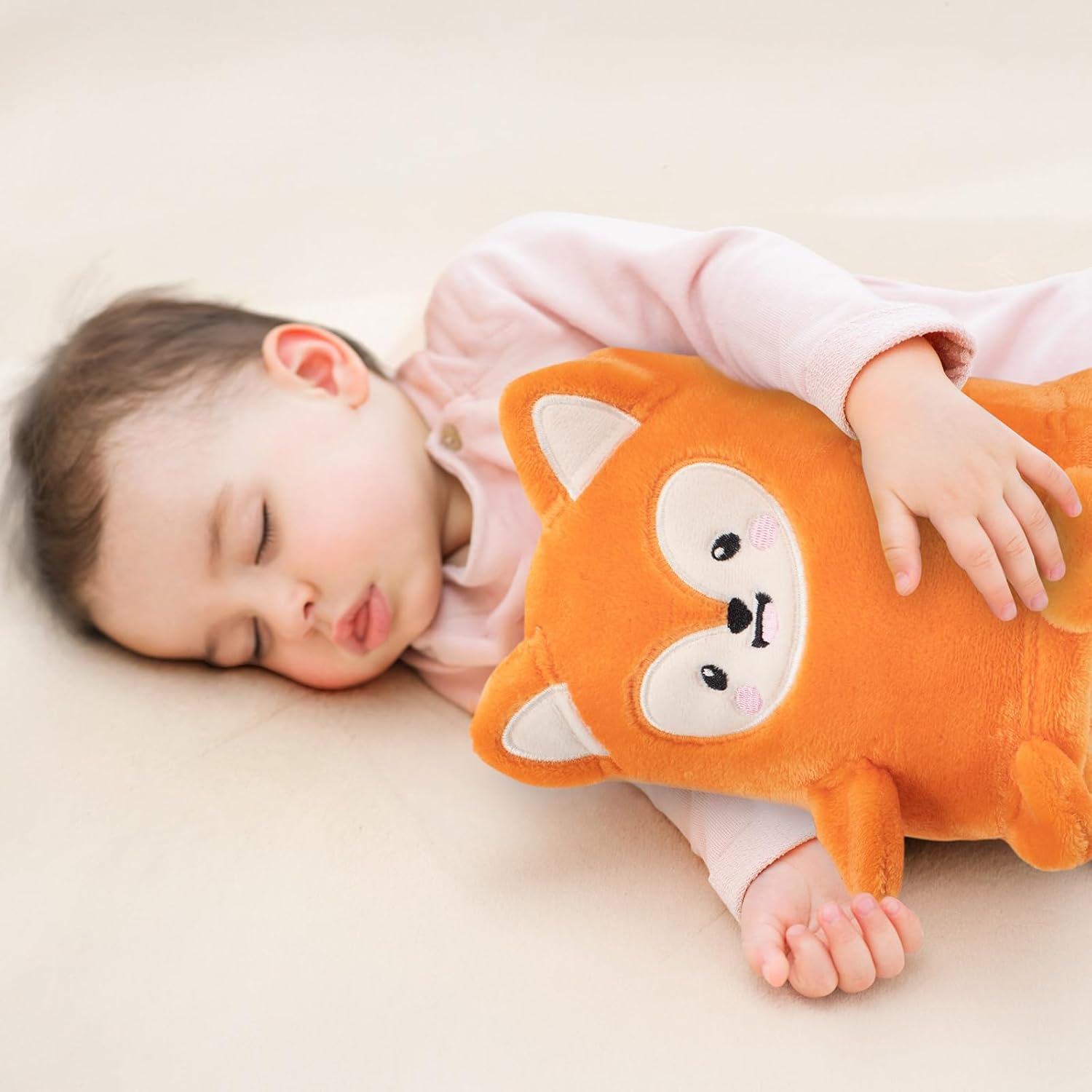 Babyhuggle Foldable Fox Plush Blanket for Newborn 1
