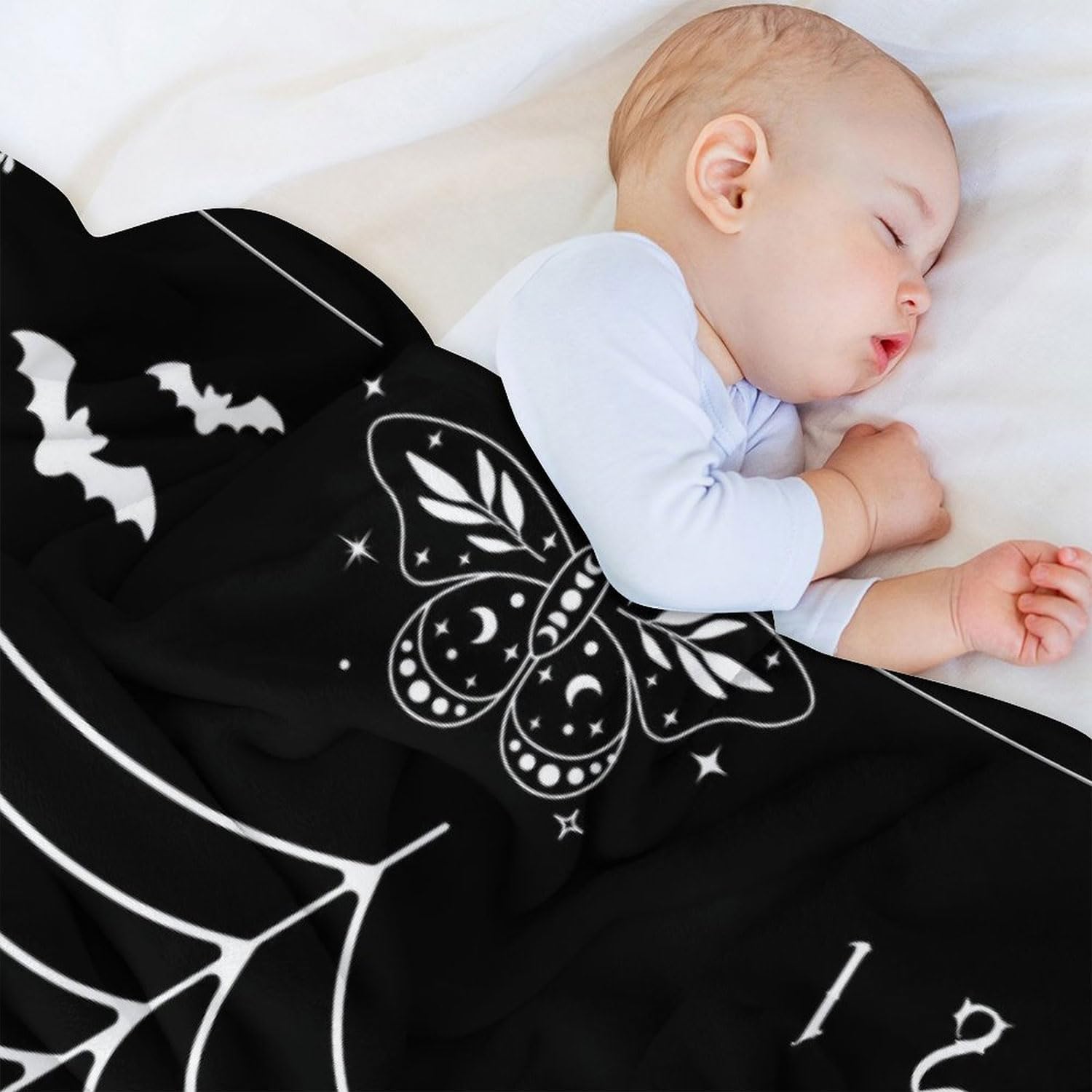 Gothic Baby Monthly Blanket for Boys