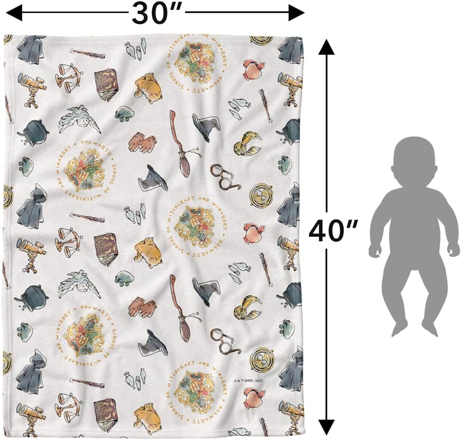 LOGOVISION Harry Potter Baby Blanket 30x40