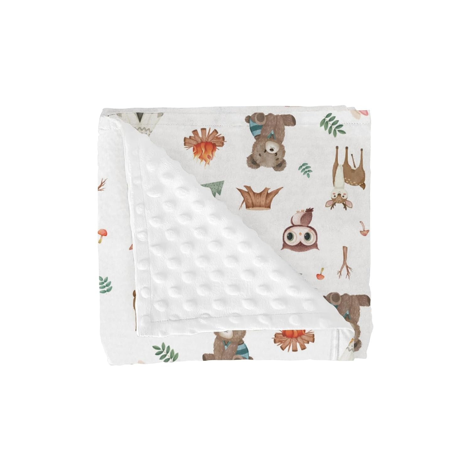Ultra Soft Mink Dotted Baby Blanket for Baby Toddler and Pets