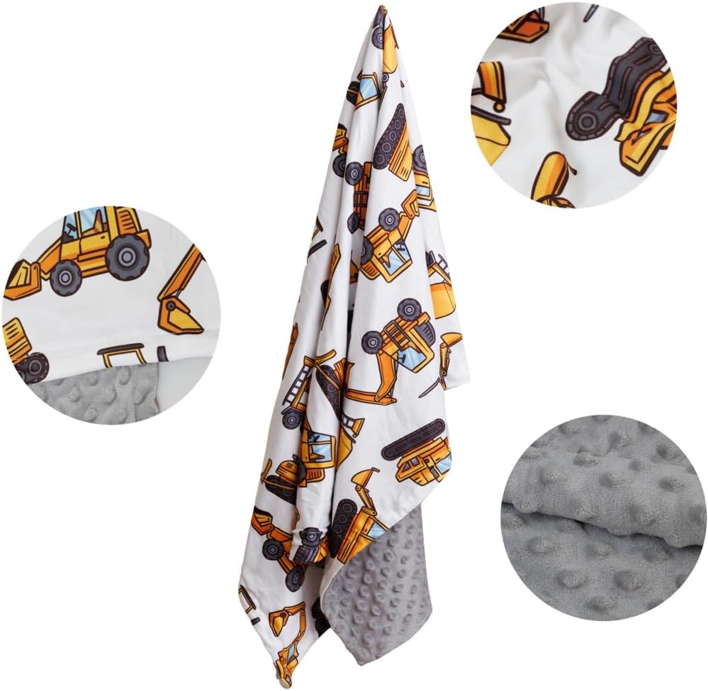 New Born Baby Boy Double Layer Fuzzy Blanket - 30 x 40 Inch