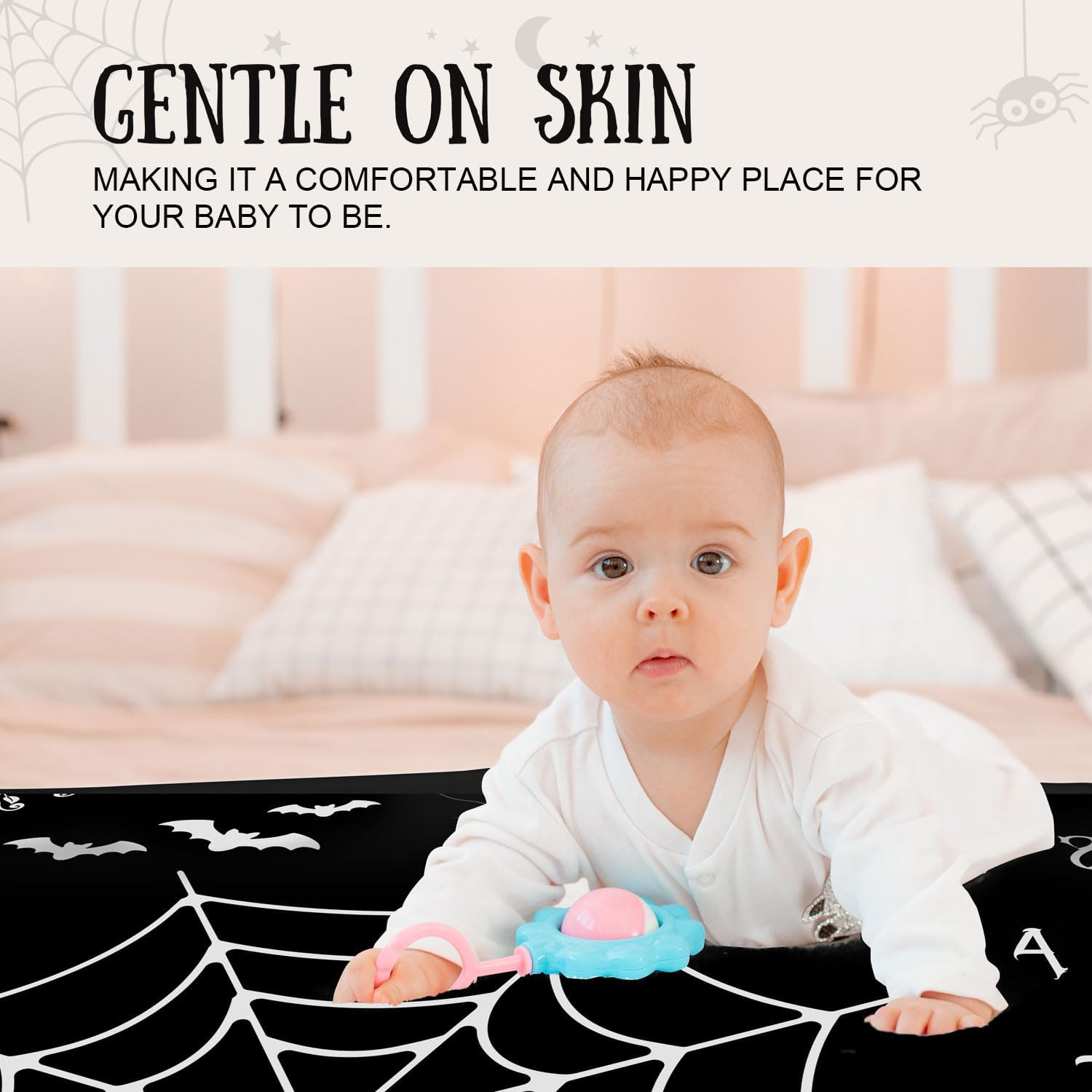 Gothic Baby Monthly Blanket for Boys