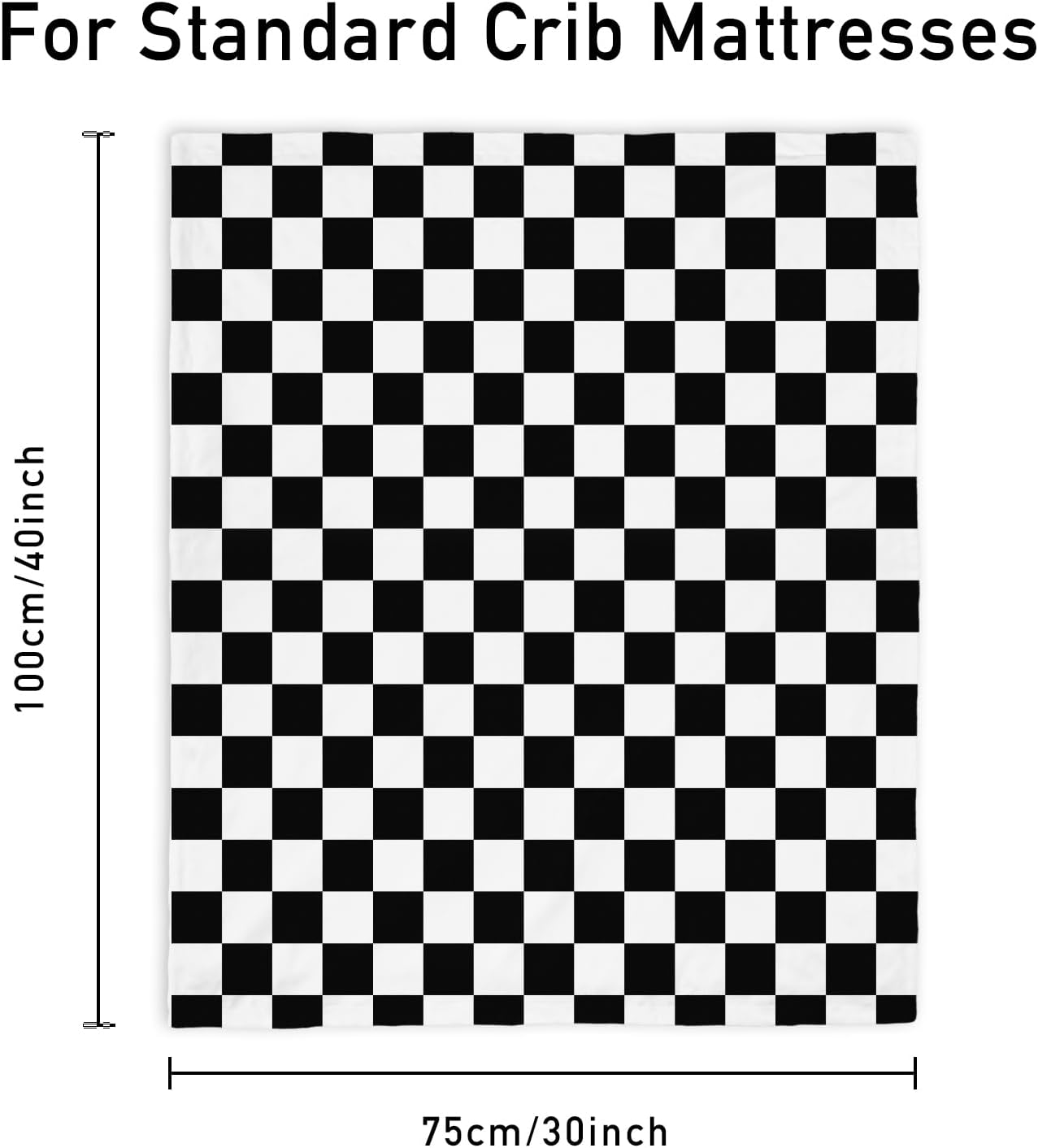 CIVARUA KIDS Checkered Baby Blanket for Boys