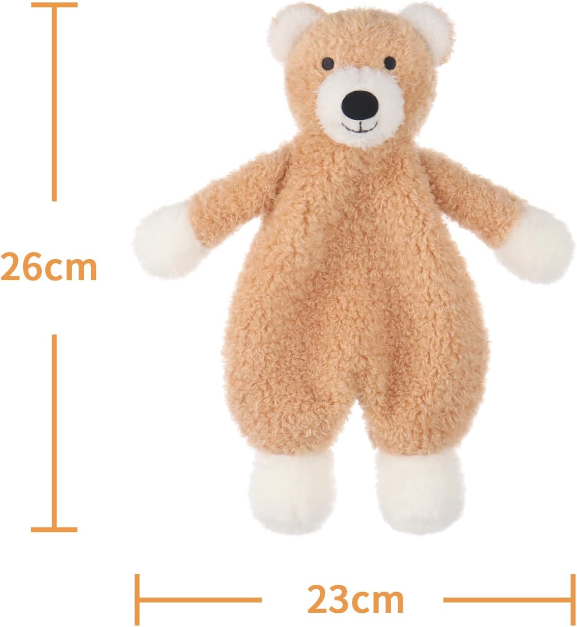 Apricot Lamb Lovely Bear Soft Lovey Blanket for Babies