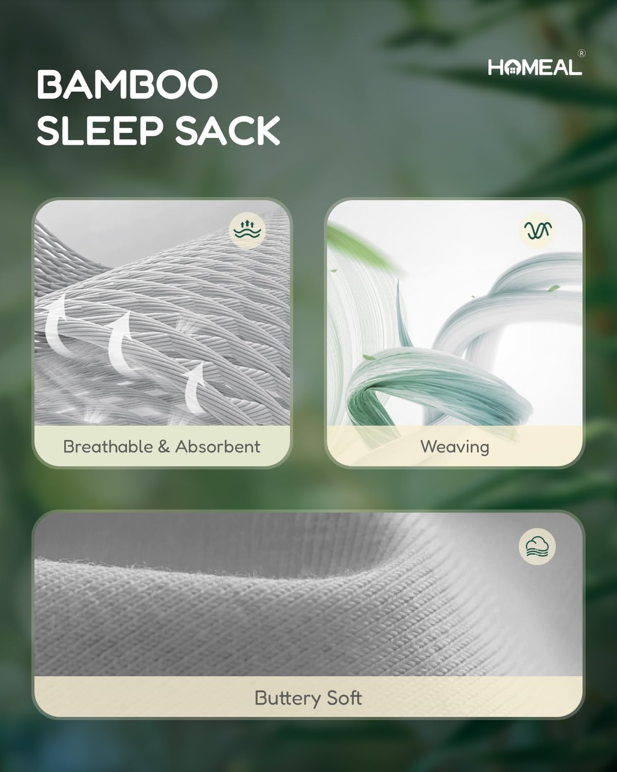 HOMEAL Toddler Sleep Sack with Feet 12M-7T