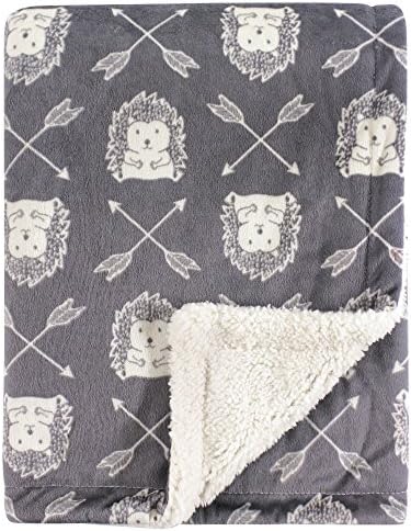 Hudson Baby Unisex Plush Mink and Sherpa Blanket 1
