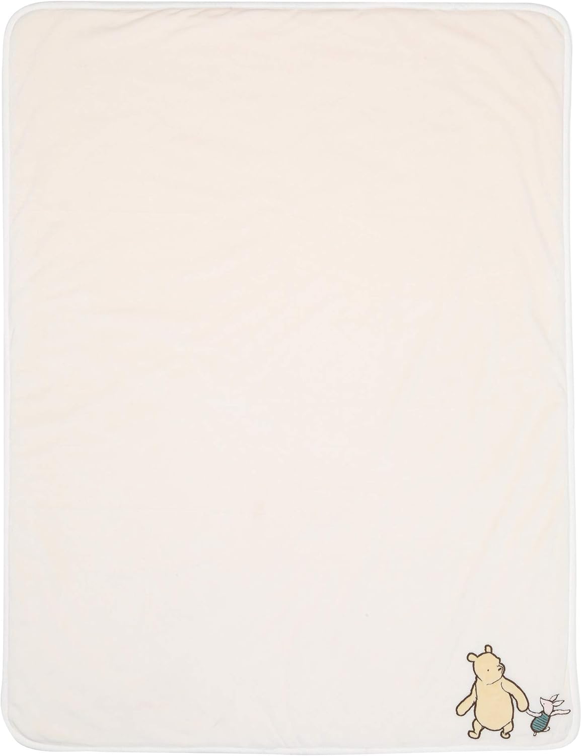 Lambs Ivy Disney Baby Storytime Pooh Ultra Soft Fleece Blanket - Cream