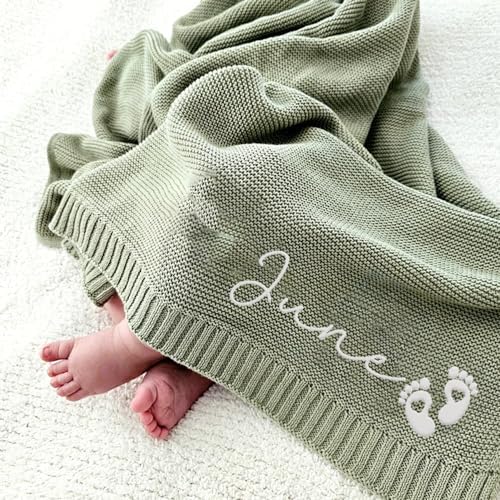 Luxury Personalized Name Baby Blanket