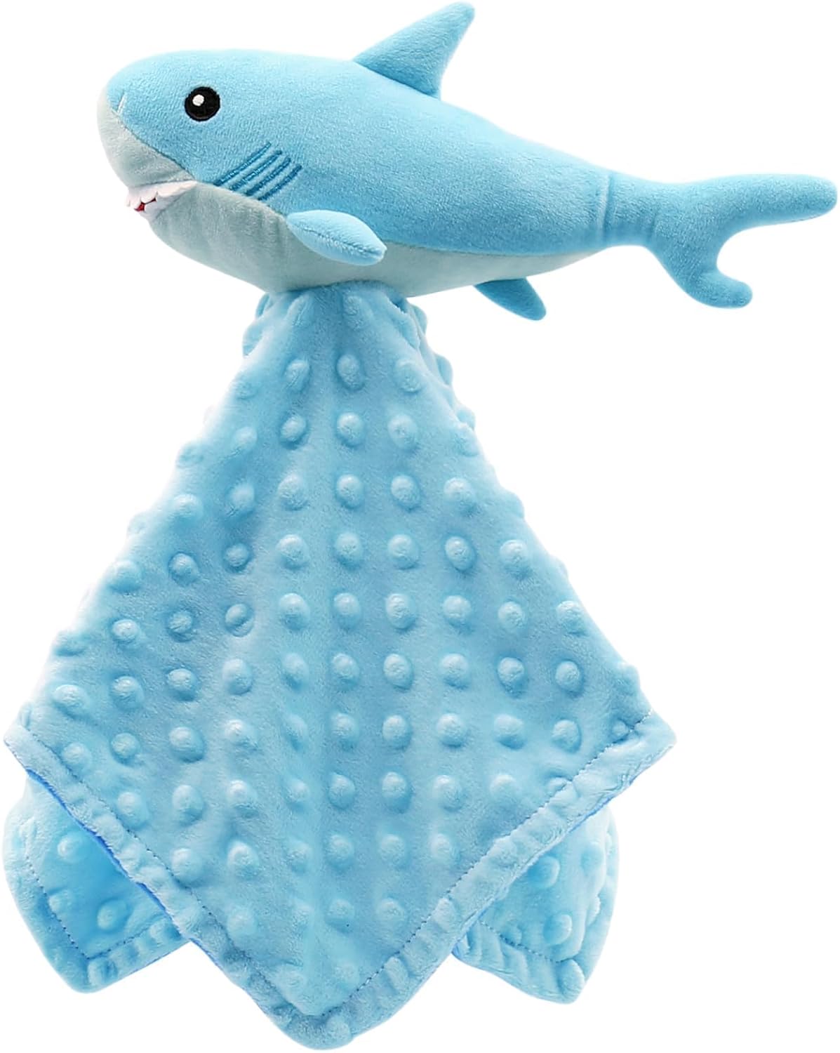 Gicoherero Shark Blanket Soft Plush 15 Inch Baby Lovey