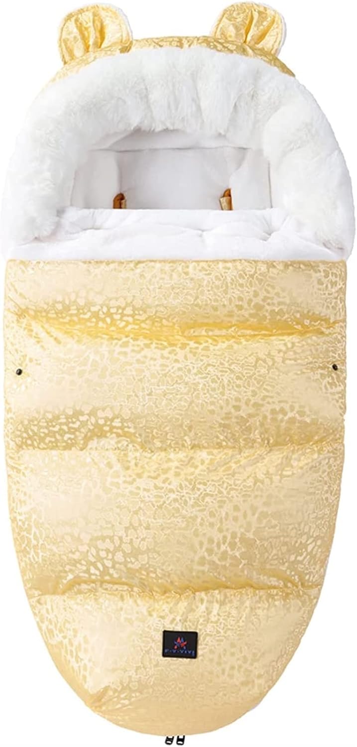 KFLING Baby Sleeping Bag Thickened Velvet Warm Winter Footmuff