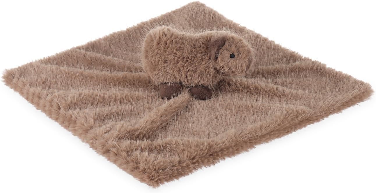 Apricot Lamb Capybara Security Blanket for Babies 14 Inches 1