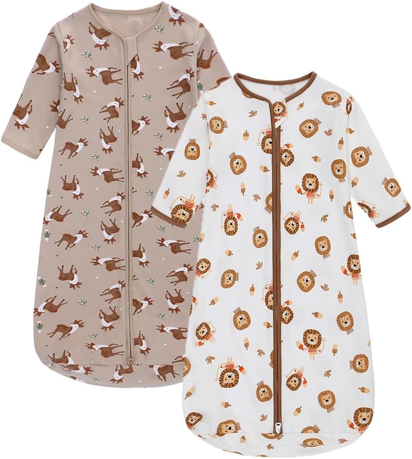 Miracle Baby 2 Pack Long Sleeve Sleep Sack 100 Cotton