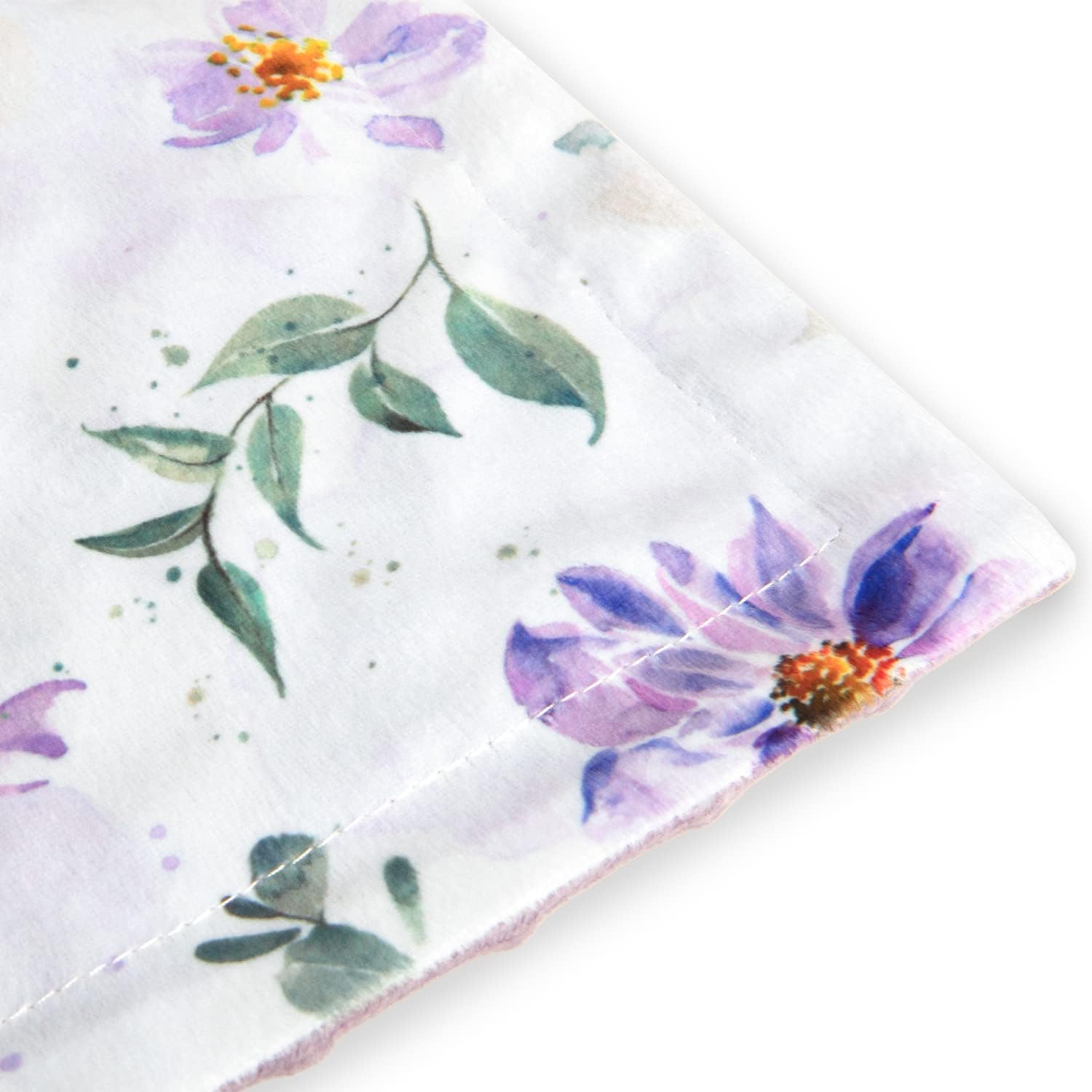 BORITAR Double Layer Minky Blanket with Dotted Backing for Girls 30x40 Inch