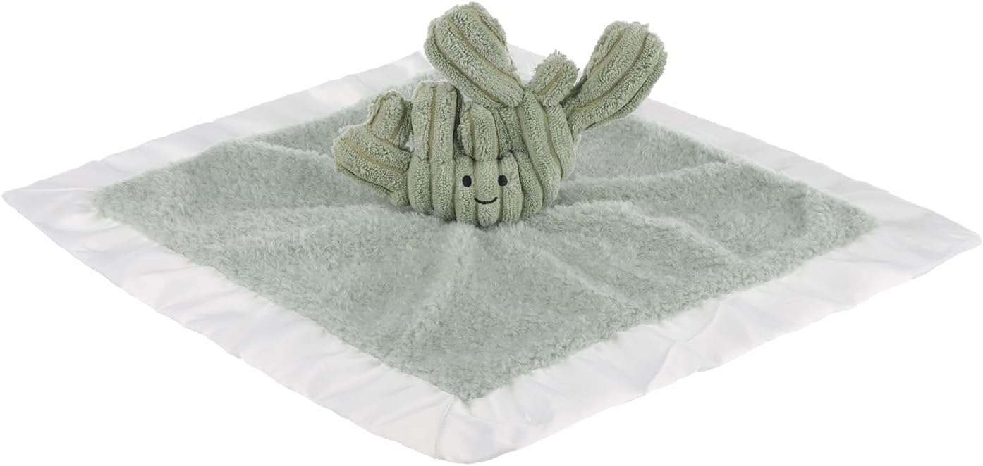 Apricot Lamb Cactus Blanket Soft Lovey for Babies 1