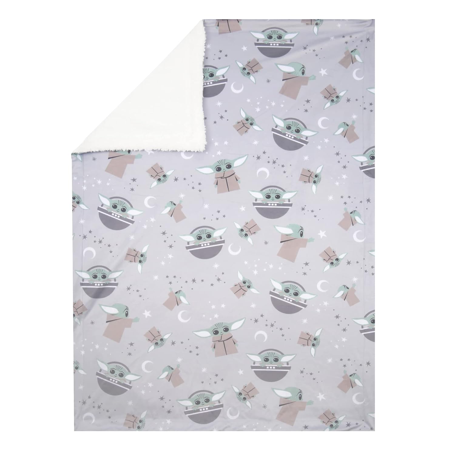 Lambs Ivy Baby Yoda Fleece Blanket