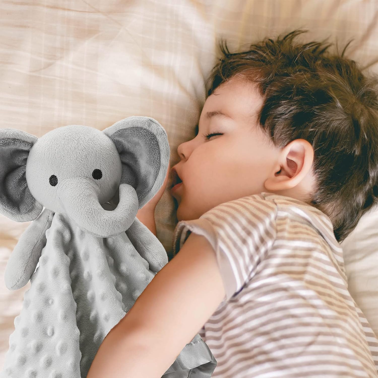 Pro Goleem Elephant Lovey Baby Blanket 16 Inch 1
